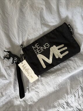 Kipling “Me Being Me' Wristlet with Keychain Charm